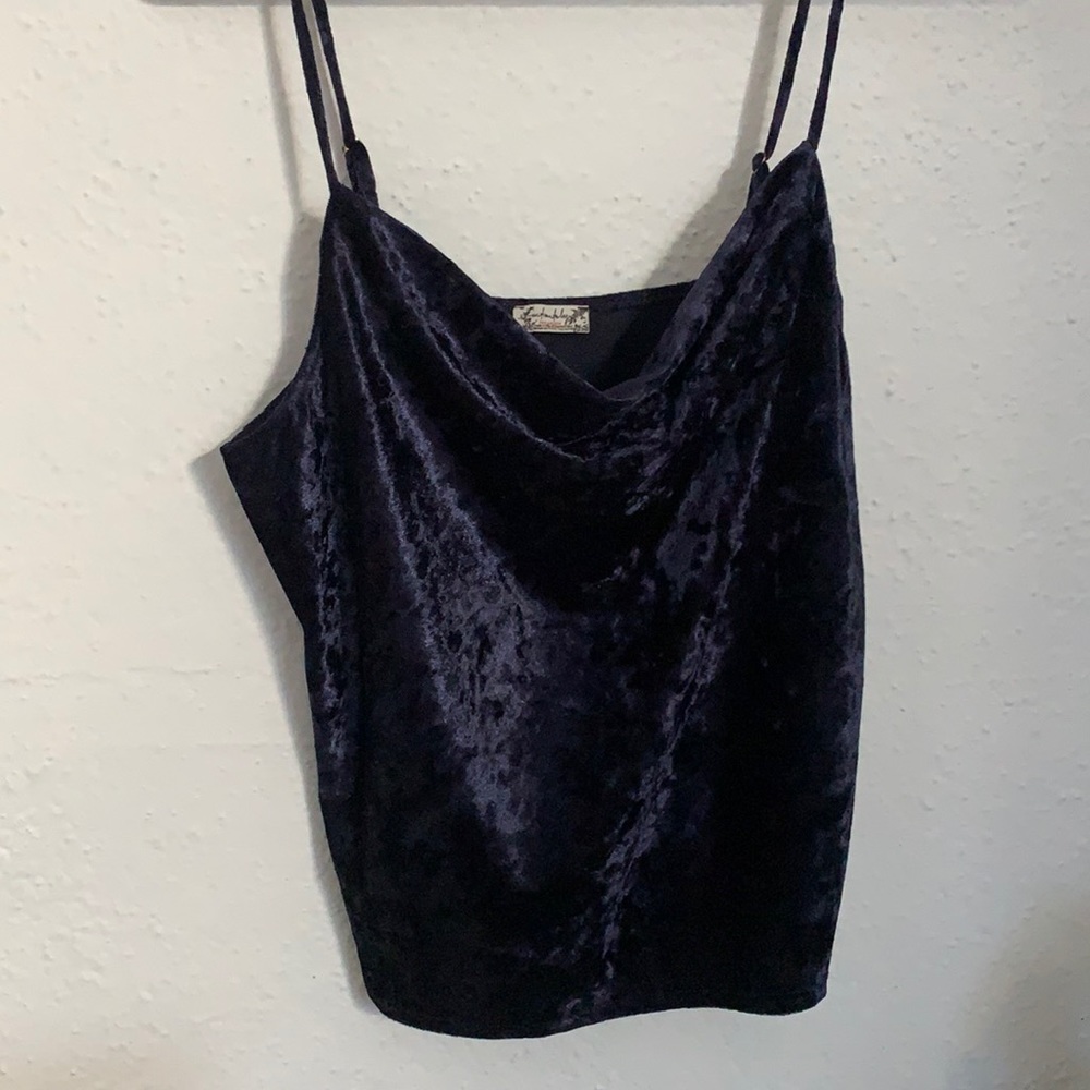 FREE PEOPLE VELVET TANK